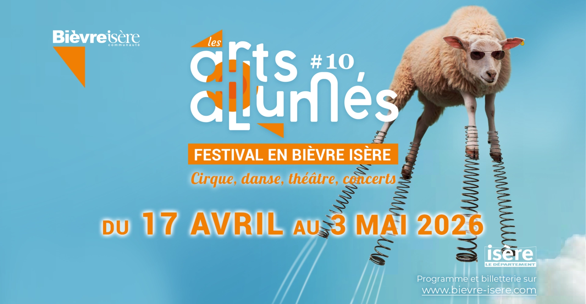 Affiche Festival Les arts allumés